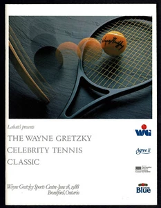 1988 Wayne Gretzky Celebrity Tennis Classic, Wayne and Janet Announce Wedding - Bild 1 von 5