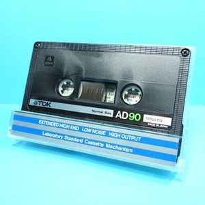🍒 1x TDK AD 90 * IEC I Type 1 * Tape Cassette Kassette Casete кассета * 1984 - Bild 1 von 4
