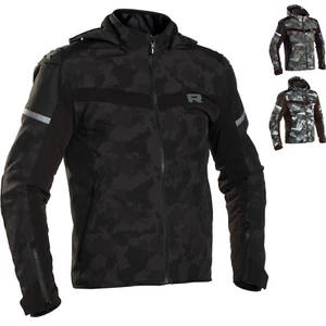 Richa Stealth Motorcycle Jacket Hooded Softshell Urban Commuter Bike Clothing - Picture 1 of 11