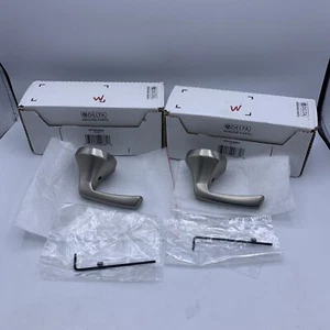 2 Delta Genuine Parts Faucet Handle Kit RP100496SP Spotshield Brushed Nickel - Picture 1 of 9