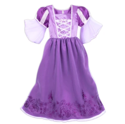 [Disney Store] Vestido de dormir Rapunzel para niñas - Talla 3 - Nuevo Foto 1 de 3