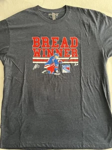 NY RANGERS SHIRT XL ARTEMI PANARIN BREADMAN WINNER MSG HOCKEY - Picture 1 of 5