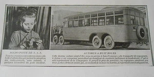 1924 Autobus à Huit Roues à San Francisco image print - Picture 1 of 1