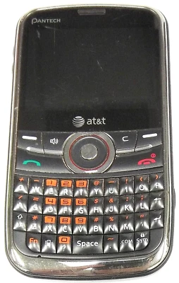 Pantech Link P7040 / P7040P - Gray and Orange ( AT&T ) Cellular Phone - Image 1 of 2