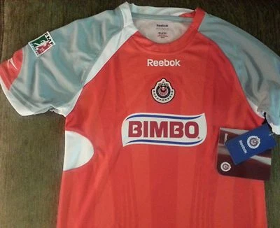 Reebok Chivas Guadalajara Mexico Boys Authentic Soccer Futbol Kids Jersey M - Image 1 of 2