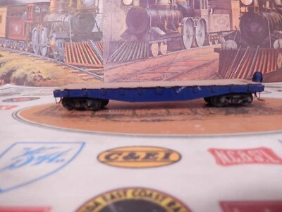 HO SCALE Lionel UNDECORATED  40' Open Flat Car has KDs & MORE *** NICE LQQK*** - Image 1 of 4