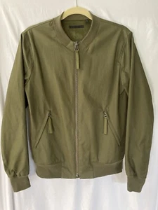 Helmut Lang Men’s Jacket Textured Twill Bomber Coat XS Excellent - Picture 1 of 10