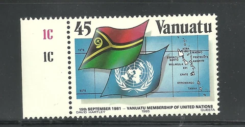 Vanautu SC# 405 MNH 1985 Cover