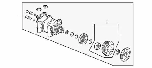 Conjunto de compresor de aire acondicionado genuino GM 2000-2002 Cadillac Chevrolet Tahoe 19130450 Foto 1 de 2