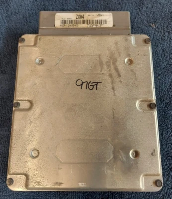 Unidad de computadora de motor Ford Mustang GT V8 1997 4,6 ECU M/T F6ZF12A650KE ZXA4 Foto 1 de 2