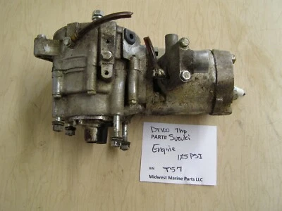 MOTOR FUERABORDA COMPLETO DT100-11664 VINTAGE SUZUKI 7HP 125PSI T57 Foto 1 de 4