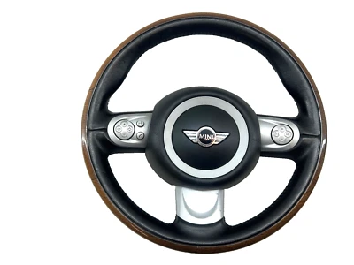 Mini Cooper Clubman S R55 Lenkrad Multifunktion Sport Holzoptik ✅ - Bild 1 von 4