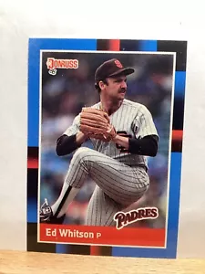 Donruss 1988 Baseball Card: Ed Whitson, San Diego Padres - Card #81 - Foto 1 di 2