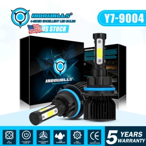 4 Side HB1 9004 LED Headlight Hi-Lo Beam for Dodge Ram 1500 2500 3500 1994-2001 - Picture 1 of 12