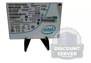 HPE Intel P4500 2TB 2.5 PCIe NVMe SSD DC VO002000KWJSF 2000GB 877709-002 - Picture 1 of 10