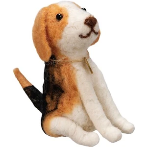 Beagle Puppy Felt Critter Ornament - Picture 1 of 1