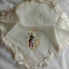 Scottish Soldier Antique Art Silk Embroidered Handkerchief.  To My Dear Mother