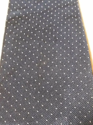 Corbata NORDSTROM. Corbata de seda negra con lunares blancos Foto 1 de 4