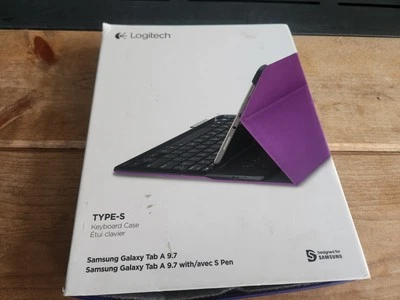 Logitech Type-S Keyboard Case for Samsung Galaxy Tab A 9.7 - Violet - Image 1 of 4