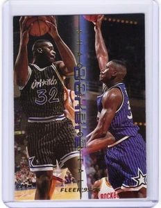 1995-96 Fleer Shaquille O'Neal Double #10 Magic - Picture 1 of 2