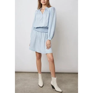 Vestido para mujer Rails talla XL azul Shawna claro vintage calado Western Cottagecore - Imagen 1 de 12