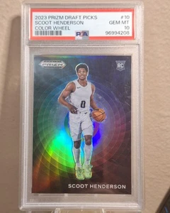 2023 Prizm Scoot Henderson - Color Wheel CASE HIT PSA 10 - POP 6 🔥 PORTLAND - Picture 1 of 2