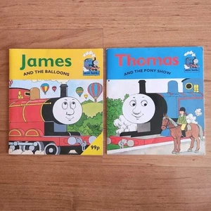 THOMAS THE TANK ENGINE Mini Books ~ James & The Balloons, Thomas & The Pony Show - Picture 1 of 8