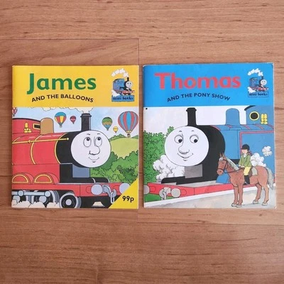 THOMAS THE TANK ENGINE Mini Books ~ James & The Balloons, Thomas & The Pony Show - Image 1 of 4