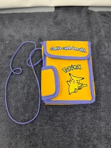 Vintage Pokemon Pikachu Game Boy Tragetasche Schultertasche Gelb - Bild 1 von 3