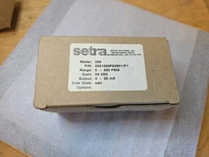 Setra Systems 209, 2091200PG2M11P1 - Picture 1 of 11
