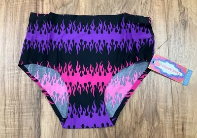 Pantalones Cortos Chicos Cheek Boss Púrpura y Rosa Fuego Pequeños Nuevos con Etiquetas Foto 1 de 4