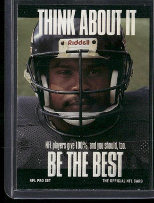 1991 Pro Set #728 Mike Singletary - Image 1 of 2