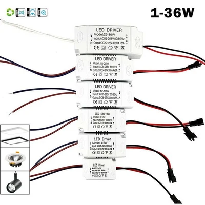 led driver power supply transformer 240v dc 12V 24V 5w 10w 12w constant current - Image 1 of 4