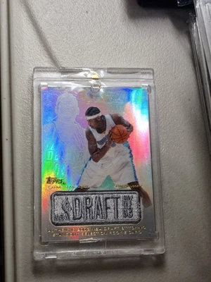 Carmelo Anthony Refractor RC Patch Draft Ny2 2003-04 Topps Jersey Edition - Image 1 of 4
