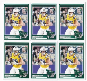 (6) Mason Taylor 2025 SCORE ROOKIE CARD LOT #7 NEW YORK JETS - Picture 1 of 1