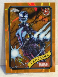 2025 Topps Chrome Marvel #82 Fantasma 1st Appearance Orange Refractor Card 20/25 - Bild 1 von 2