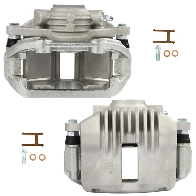 NEW Rear Pair Brake Calipers w/ Bracket For 1994 1995 1996 Chevrolet Impala - Image 1 of 4