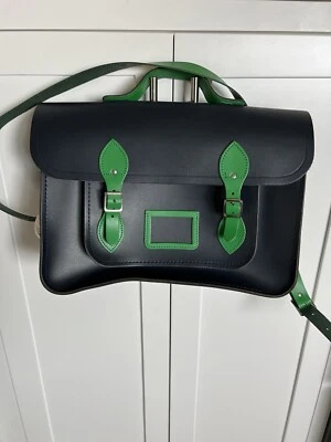 Cambridge Satchel Co New Leather Top Handle Bag Purse Handbag Briefcase Unisex - Image 1 of 4