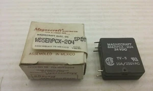 MAGNECRAFT W65ERPCX-204 RELAY 24VDC SPDT TV-5 10A 250VAC 5 PIN NIB - Picture 1 of 4