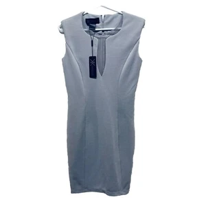 Kardashian Kollection Dress Size S Women’s Pebble Gray Bandage Sleeveless Mesh - Picture 1 of 10