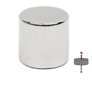 1x Strong N50 39.37mm x 50.8mm Cylinder Rare Earth Magnets | Rod Disc Heavy Duty - Picture 1 of 3