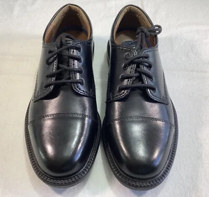 Dockers Men's Gordon Cap Toe Oxford Dress Shoes Black 8 M EUC - Picture 1 of 11