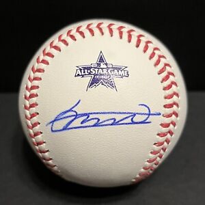 Vladimir Guerrero Jr 2021 All Star Game Autographed Baseball Blue Jays MVP