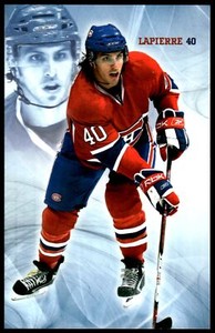 2007-08 MONTREAL CANADIENS TEAM POSTCARD MAXIME LAPIERRE