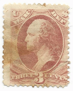 SCo85 3 cent Rose Color Hinged - Picture 1 of 2