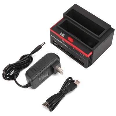  HDD Hard Drive Disk Clone Docking Station Hot USB 2.5/3.5" IDE  - Image 1 of 4