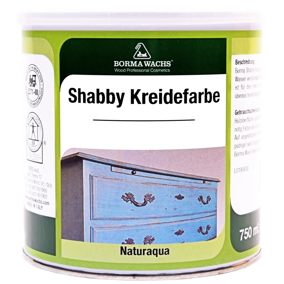 Kreidefarbe Shabby Chic Landhaus Vintage Möbelfarbe Naturfarbe Fein MATT 0,75 L - Bild 1 von 1