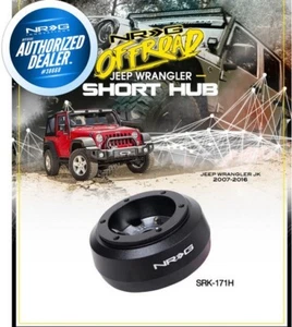 NEW NRG Steering Wheel Short Hub 2007-2018 JEEP WRANGLER JK SRK-171H - Picture 1 of 5