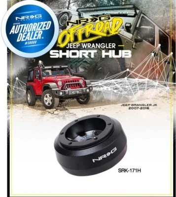 Nuevo volante NRG buje corto 2007-2018 Jeep Wrangler JK SRK-171H Foto 1 de 4