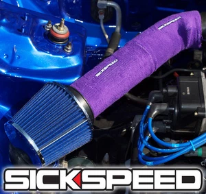 PURPLE THERMAL COVER FOR COLD AIR/SHORT RAM INTAKE PIPE ENGINE BAY SOCK P12 - Picture 1 of 1
